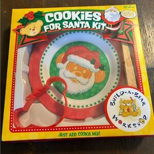 Build-A-Bear workshop BAB Santa cookie making kit. 2013